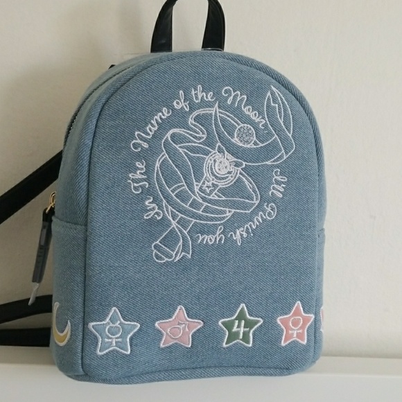 Handbags - Sailor Moon mini denim backpack